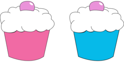 Adorable Cupcake PNGs for a Joyful Birthday Celebration with Little Girls