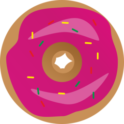Delicious Donuts and Sweet Treats: Free PNG Icons for Happy Birthday Graphics and Advertising Design