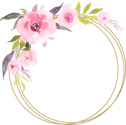 Free Floral Frame PNG Images with Transparent Background for Valentine's Day Graphics and Designs
