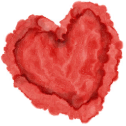 Express Your Love with Beautiful Watercolor Heart PNG Images - Free Download for Designers and Graphics!