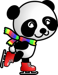 Get Your Game On with Free Transparent Panda Skating PNG Images for Graphic Design and Advertising