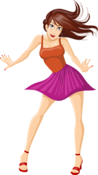 Explore Stunning Transparent PNG Images of Girls Dancing & Celebrating in Sports Party - Free Download for Graphic Design & Advertising Needs