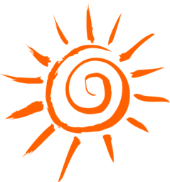 Sun and Orange Vector Graphics with Transparent Backgrounds: Free Download of High-Quality PNG Images for Graphic Design and Advertising.
