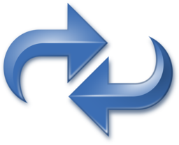 Double Up Your Design with Blue Arrows: Free PNG Images and Vectors with Transparent Background for Graphics and Advertising