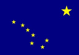 Free vector images of the Alaska state flag with transparent background - perfect for graphic design and advertising