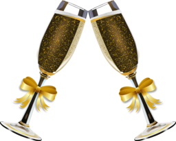Raise a Glass to Festive Cheer: Free Champagne and Celebration PNGs with Transparent Backgrounds for Graphic Design