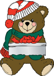 Festive Teddy Bear PNG Images: Free Download for Graphics and Banner Designs