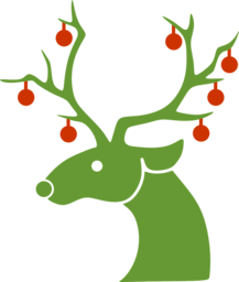 Beautiful Reindeer PNG images for your Christmas Winter Graphics - Free Download