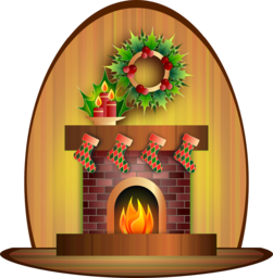 Spread Holiday Cheer with Free Downloadable Fireplace and Candle PNG Images on Transparent Backgrounds!