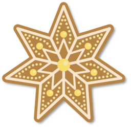 Merry Christmas with Festive Gingerbread PNG Images - Free Downloads and Transparent Vectors for Graphic Designers.