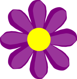 Free Downloadable Purple Daisy PNG Images with Vector and Transparent Background for Graphic Design and Advertising