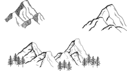 Discover the Beauty of Mountains with Free PNG Images and Vectors: Perfect for Graphic Design and Advertising!