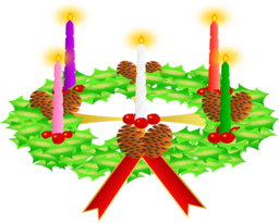 Get festive with our free Advent wreath PNG images - perfect for banners and graphic designs