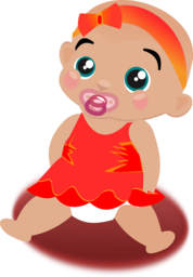 Sweet and Adorable Baby Girl PNG Images with Transparency for Your Design Needs