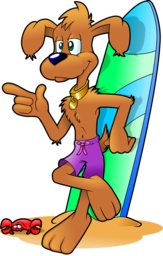 Adorable Anthropomorphized Beach Animals: Free PNG Images with Transparent Background for Graphic Design and Advertising