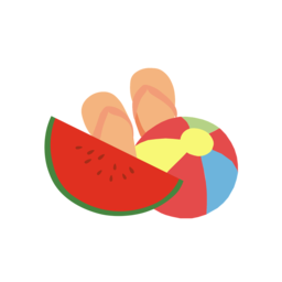Enjoy the Sunny Season with Free Beach PNG Images: Fun, Vector Graphics with Transparent Background for Graphic Design and Advertising