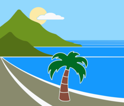 Stunning Palma Beach and Sea Vector Images with Transparent Background - Free Download