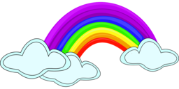 Stunning Rainbow Vector Graphics with Transparent Backgrounds for Graphic Design and Advertising