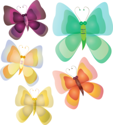 Colourful and Creative Bug and Butterfly PNG Images with Transparent Background - Download for Free!