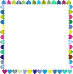 Decorate Your Designs with Free Colorful Prismatic Heart PNG Images