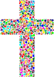 Beautifully Vibrant Jesus Christ Cross PNG Images with Transparent Backgrounds - Perfect for Graphic Design and Advertising!