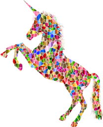 Colorful Unicorn Horn PNG Images: Free Download with Transparent Background for Graphic Design.