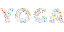 Stunningly Colorful and Free Yoga and Typography PNG Images for Your Graphic Design Needs!