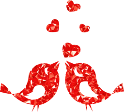 Get Creative with Stunning Love and Bird-Themed Vector PNG Images - Free Download!