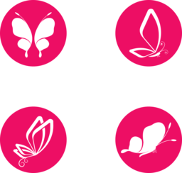 Explore the Stunning Beauty of Butterfly Icons in Free Downloadable PNG Images with Transparent Backgrounds!