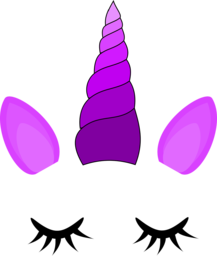 Unicorn Design: Free PNG Images with Transparent Background for Graphic Projects
